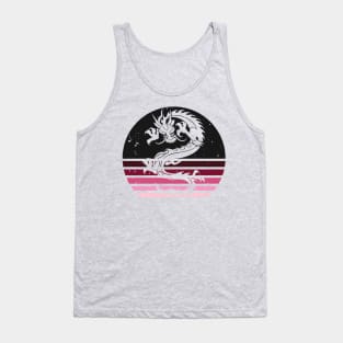 Chinese Luck Dragon Gothic Sunset Tank Top